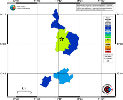Mappa MCS - territori comuni