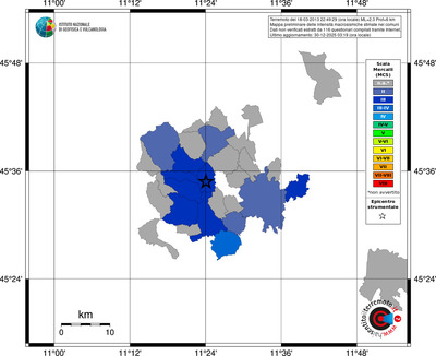 Mappa MCS - territori comuni