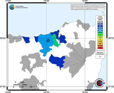 Mappa EMS - territori comuni