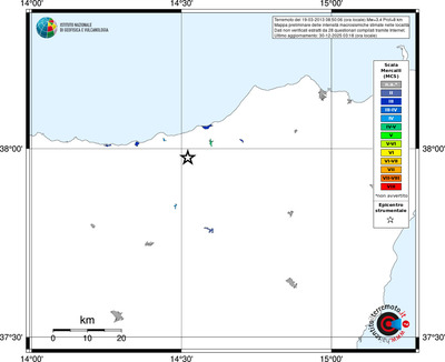 Mappa MCS - territori località