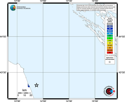 Mappa EMS - territori località