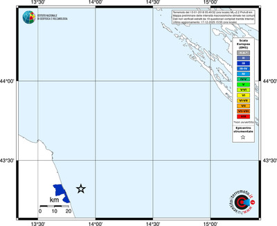 Mappa EMS - territori comuni