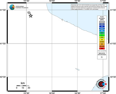Mappa EMS - territori località