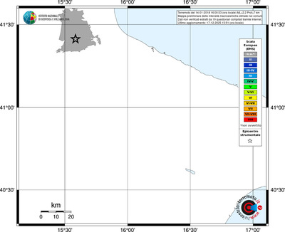 Mappa EMS - territori comuni