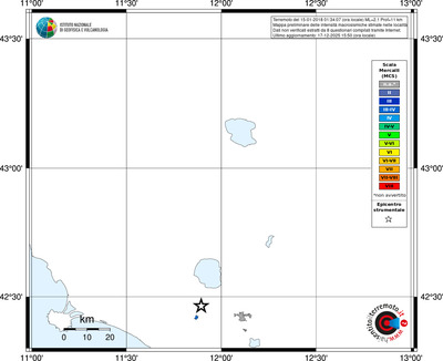 Mappa MCS - territori località