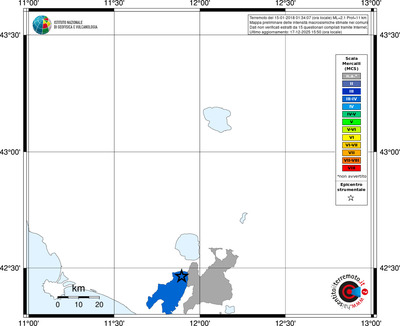 Mappa MCS - territori comuni