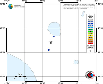 Mappa EMS - territori località