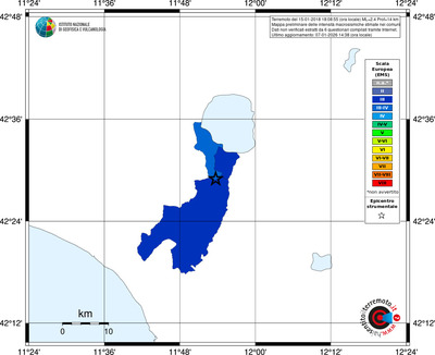 Mappa EMS - territori comuni