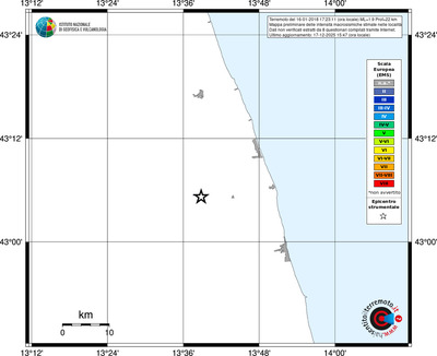 Mappa EMS - territori località