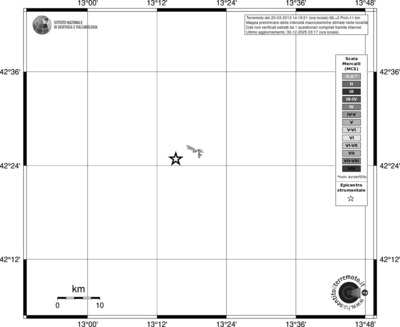 Mappa MCS - territori località
