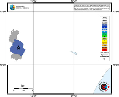 Mappa MCS - territori comuni