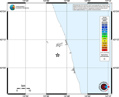 Mappa EMS - territori località