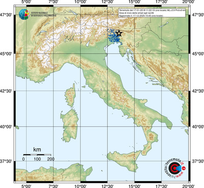 Area di invio delle email agli iscritti