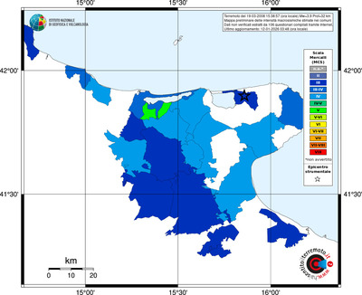 Mappa MCS - territori comuni