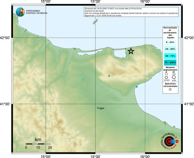 Mappa comuni con almeno 3 questionari