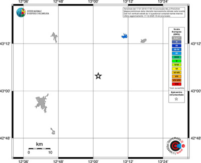 Mappa EMS - territori località