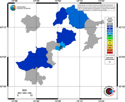 Mappa EMS - territori comuni