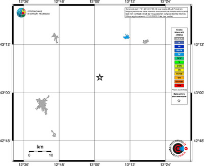 Mappa MCS - territori località