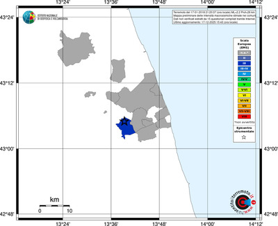 Mappa EMS - territori comuni