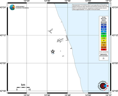 Mappa MCS - territori località