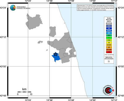 Mappa MCS - territori comuni