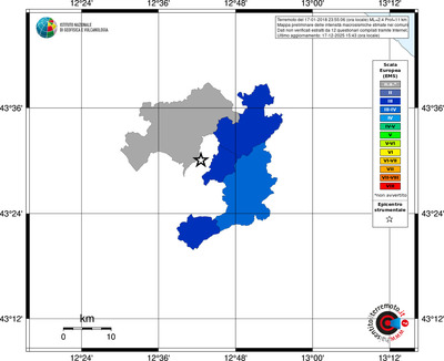 Mappa EMS - territori comuni
