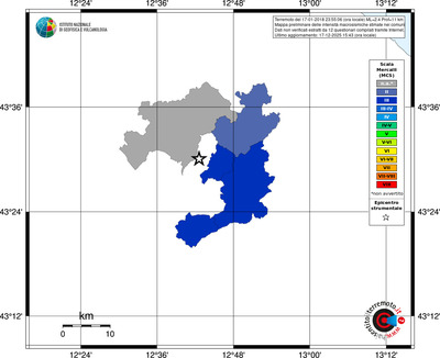Mappa MCS - territori comuni