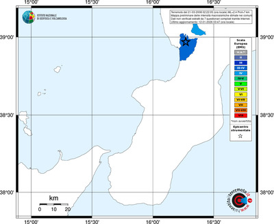 Mappa EMS - territori comuni