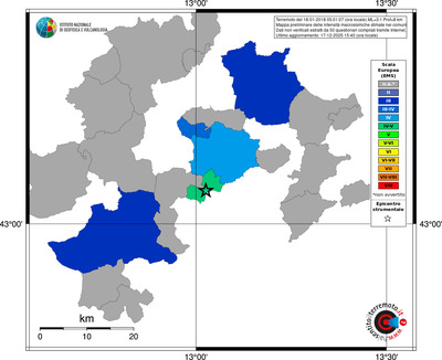 Mappa EMS - territori comuni