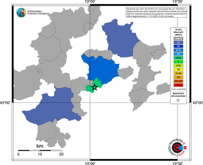 Mappa MCS - territori comuni