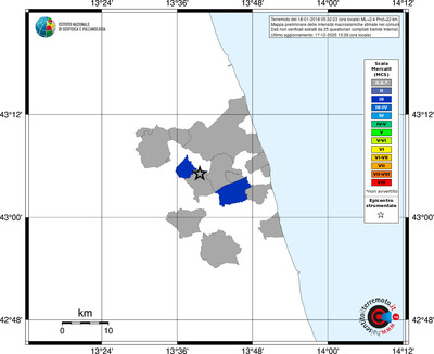 Mappa MCS - territori comuni