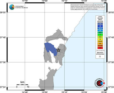 Mappa MCS - territori comuni