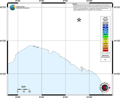 Mappa MCS - territori località