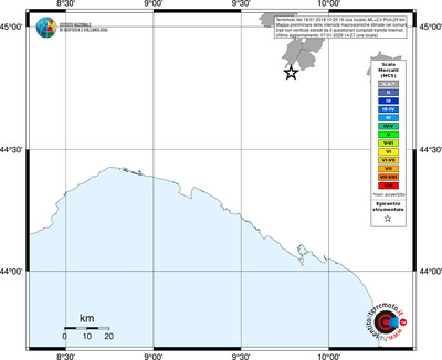 Mappa MCS - territori comuni