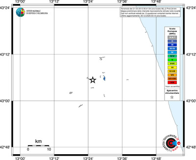 Mappa EMS - territori località