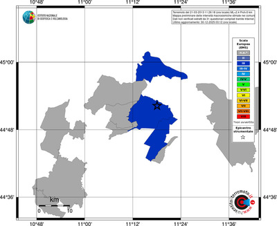 Mappa EMS - territori comuni