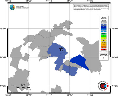 Mappa MCS - territori comuni