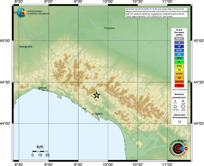Mappa EMS - località