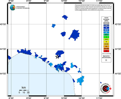 Mappa EMS - territori comuni