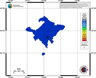 Mappa EMS - territori comuni
