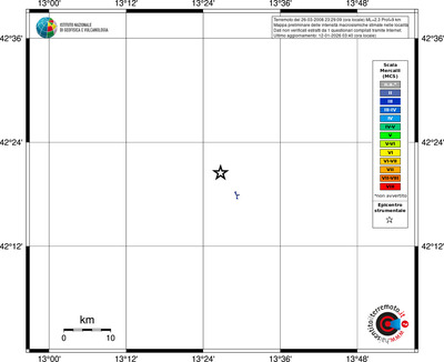 Mappa MCS - territori località
