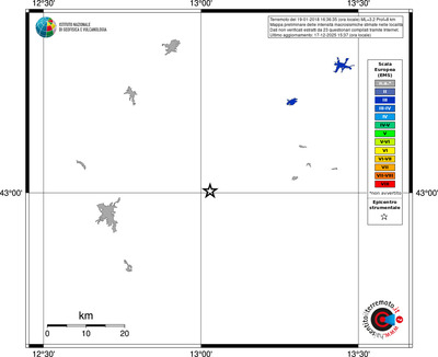 Mappa EMS - territori località