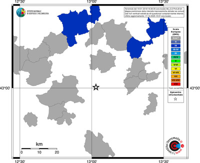 Mappa EMS - territori comuni