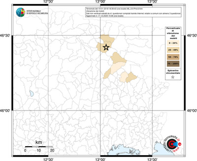 Mappa territorio comunale con almeno 3 questionari