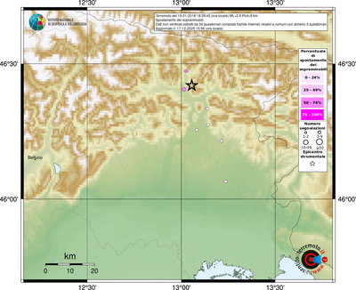 Mappa comuni con almeno 3 questionari