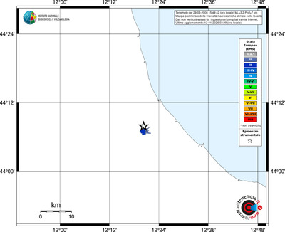 Mappa EMS - territori località