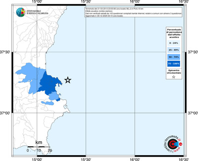 Mappa territorio comunale con almeno 3 questionari