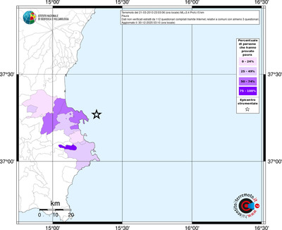 Mappa territorio comunale con almeno 3 questionari