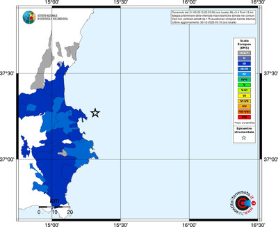 Mappa EMS - territori comuni