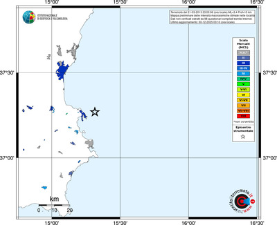 Mappa MCS - territori località